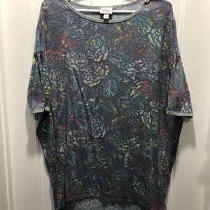 LuLaRoe Rose Print Irma